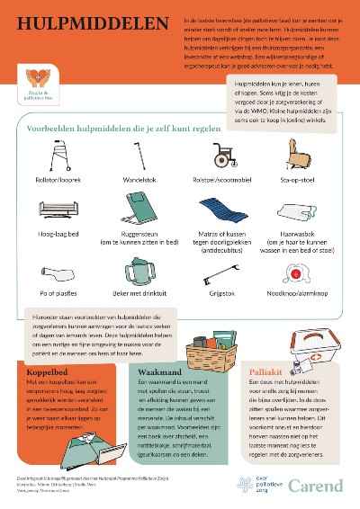 Poster Hulpmiddelen in de palliatieve fase